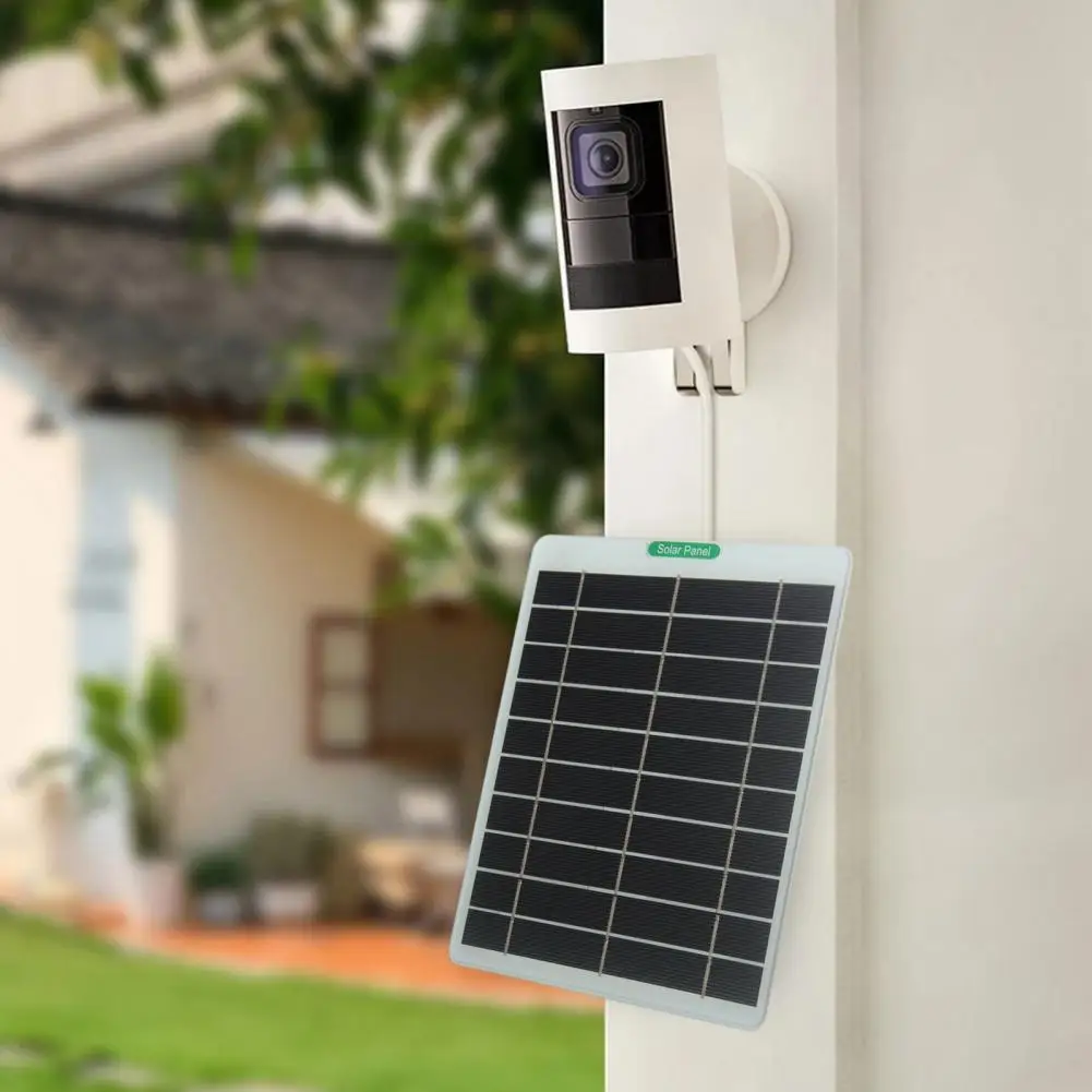 Ip65 Waterproof Solar Panel Ip65 Waterproof Solar Charger for Ring Video Doorbell 4/3/3 Plus/2 U-shaped Design 5v/5w for Ring