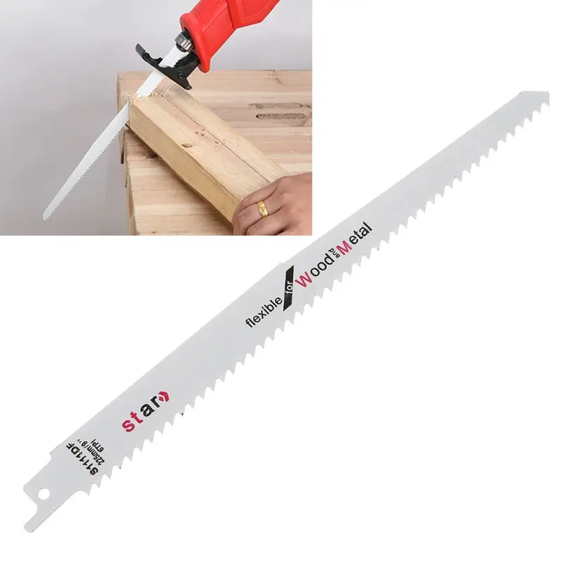 Lama per alternativa in acciaio ad alto tenore carbonio S1111DF 225mm 9" efficace e flessibile per trasporto goccia