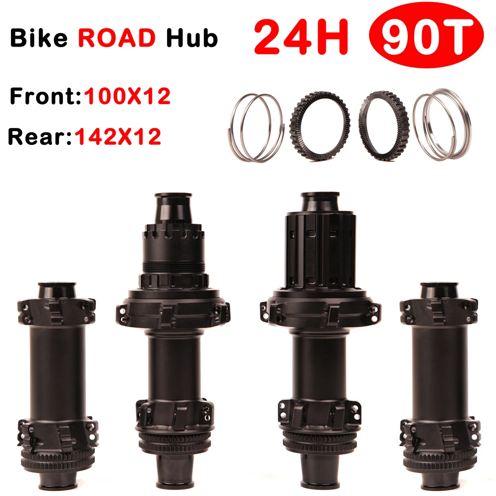 240 Bicycle Road Hub 24Holes ultralight 292g Center Lock Disc Brake straight pull Road Hub For Shimano HG SRAM 100X12 142X12