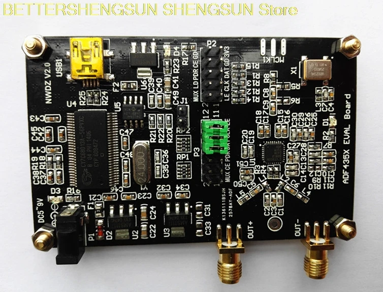 ADF4350/ADF4351  board 35M-4.4G signal source Official PC software control Frequency hopping with point frequency