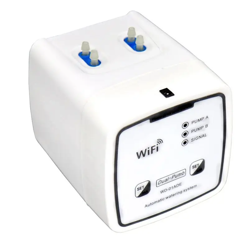 J1UL1N Timed Automatic WIFI Hydroponic Equipment Intelligent Watering Device Double Pump Drip Irrigation System For Potted Plant