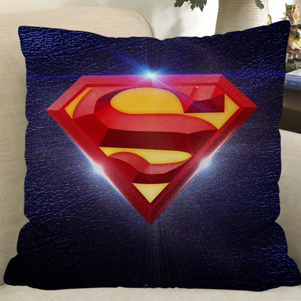 Superman Logo Decorative Cushion Cover Decorative Pillows for Sofa Home 45x45 Cushions Cover Pillow Covers 50x50 40*40 Sleeping