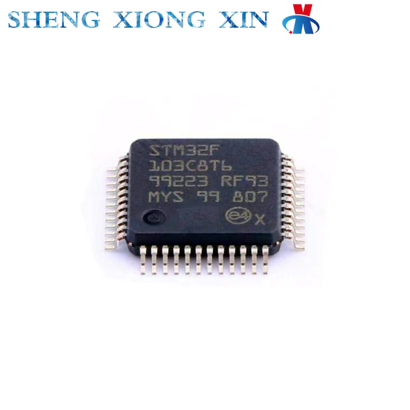 

1pcs STM32F103C8T6 LQFP-48 ARM Microcontrollers - MCU 12 Bit 32F103C8T6 Integrated Circuit