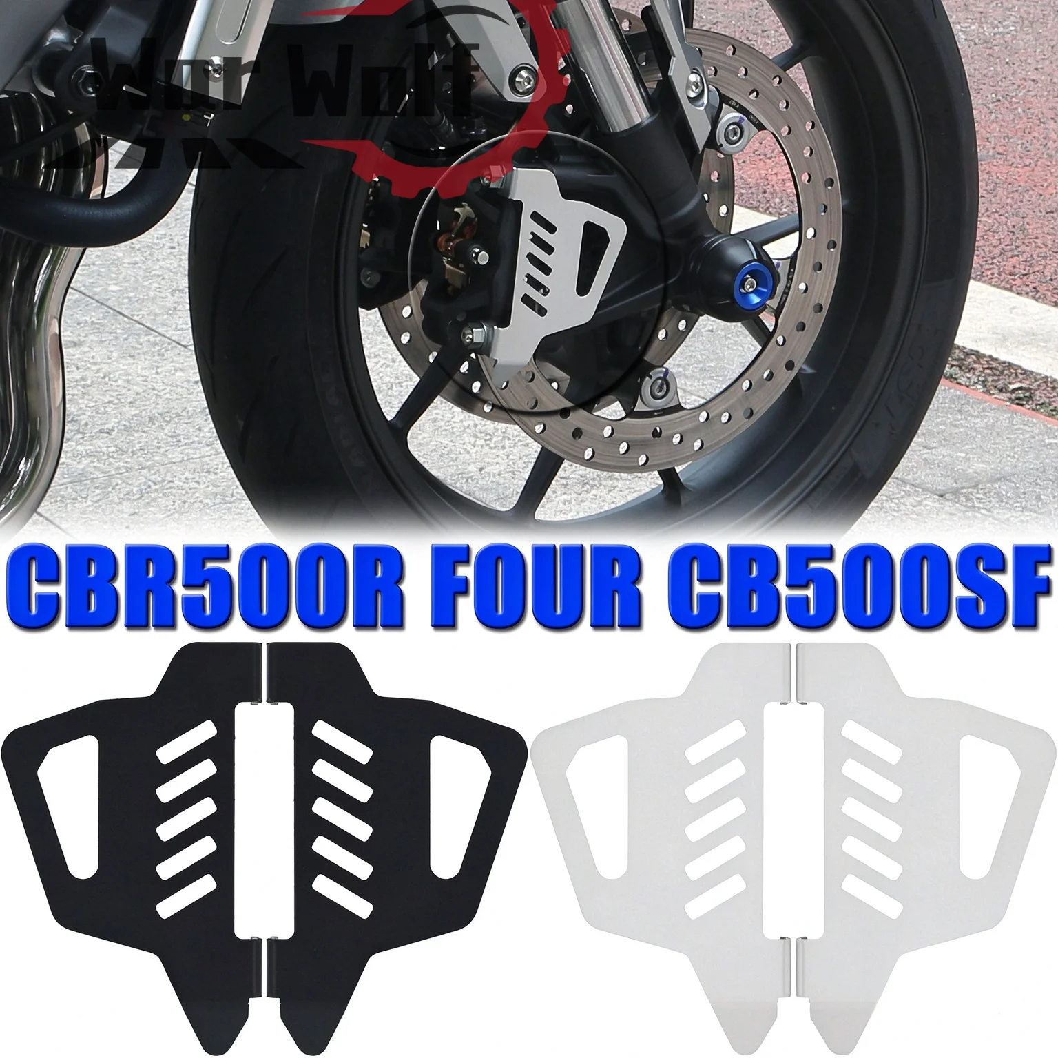 Motorcycle Front Brake Caliper Cover Guard For Honda CB500SF CBR500R Super Four Modified Brake Pump Decor Protector Accessories