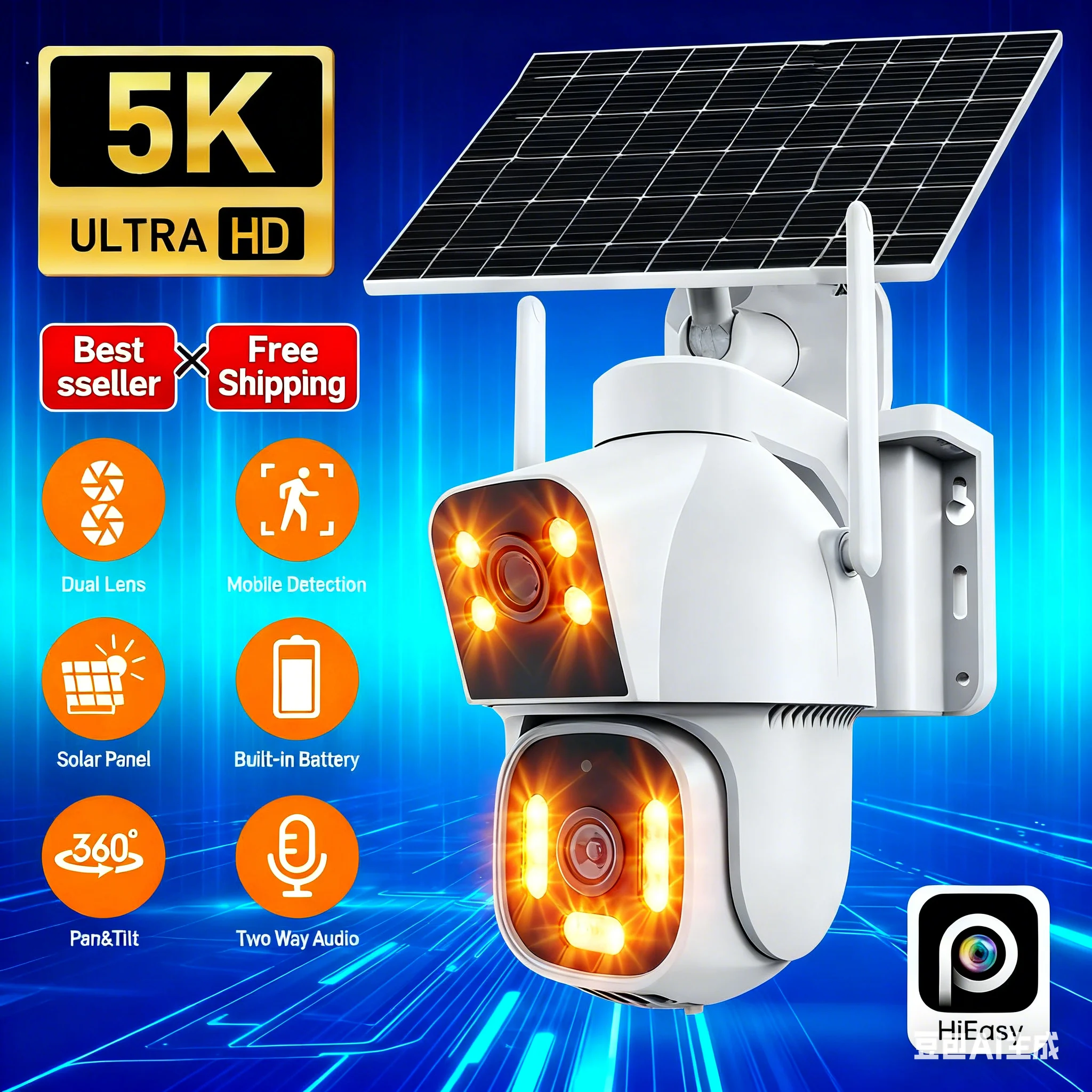 �y�Z�[�����z�f���A�������Y5K�\�[���[�Z�L�����e�B�J����10MP�AWiFi/4G���C�����X���OCCTV�ASIM�J�[�h�Ή��h�����t���J���[�i�C�g�r�W����