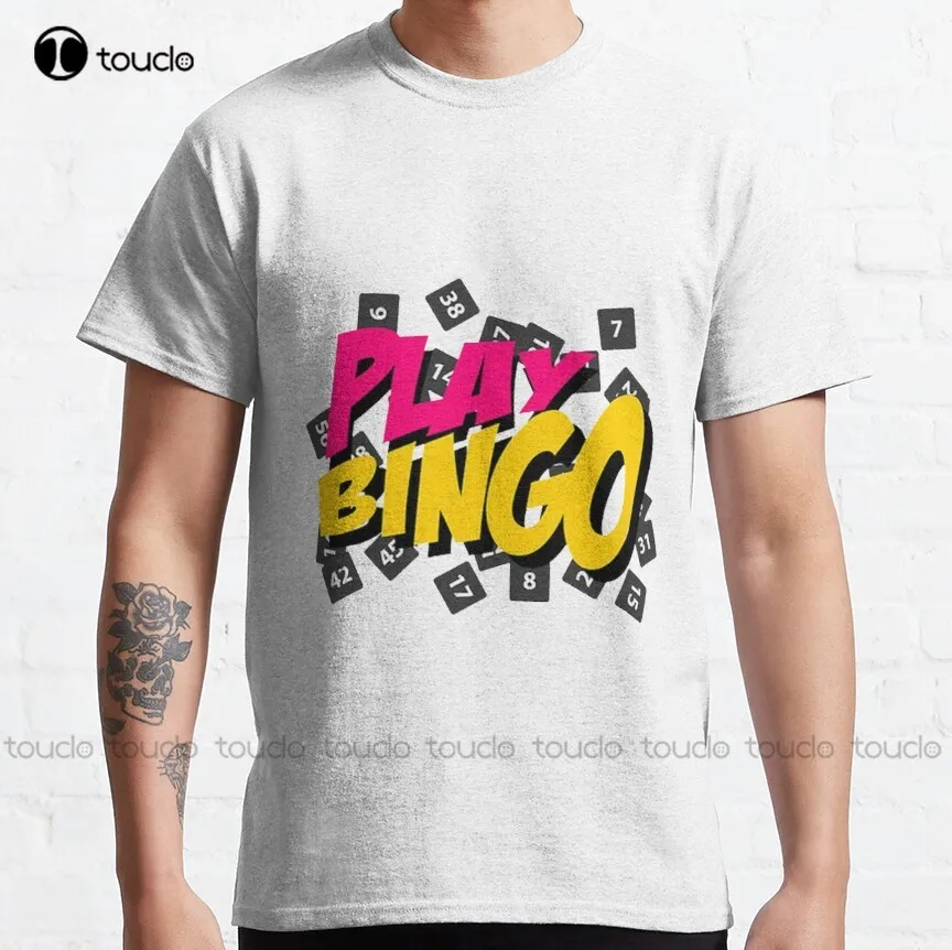 Best Play Bingo Classic T-Shirt Men Tshirt Custom Aldult Teen Unisex Digital Printing Tee Shirt Fashion Funny New Xxs-5Xl Tshirt