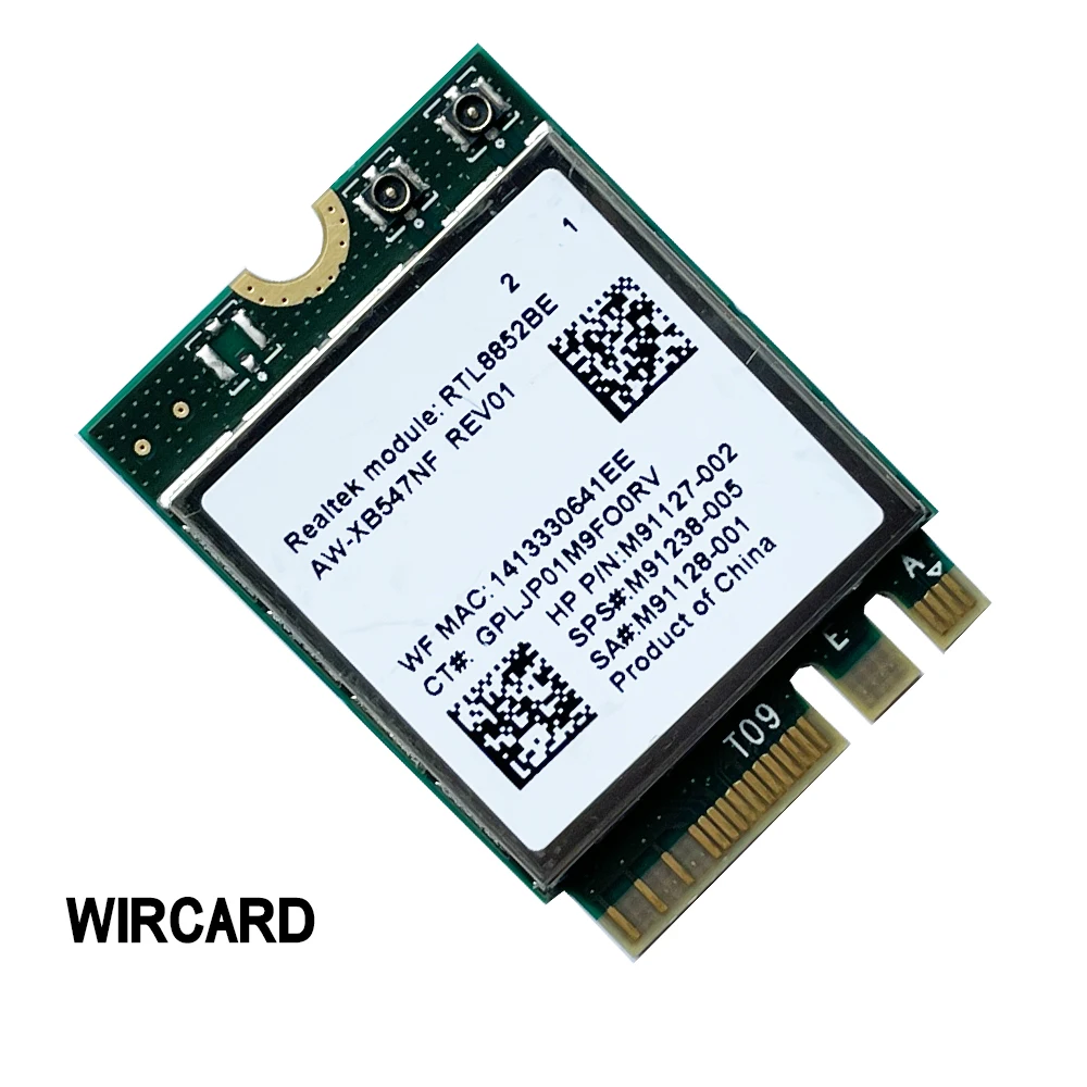 Wifi 6 AW-XB547NF RTL8852BE การ์ดเครือข่าย1800Mbps BT5.2 Dual Band Wi-Fi อะแดปเตอร์802.11ax 2.4G/5Ghz MU-MIMO สำหรับ Win 10