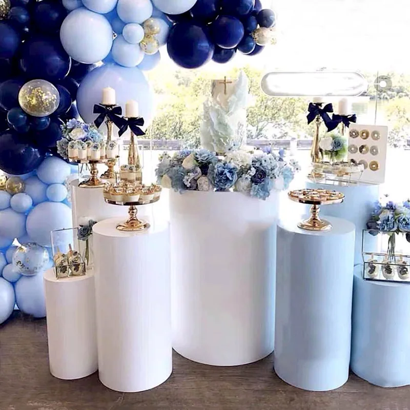 Wedding decoration engagement dessert rack cake cylinder dessert table wrought iron new wedding ornaments round