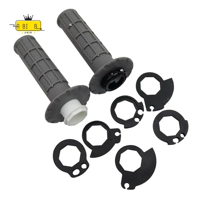 ABIB -Non Slip Lock-On Grips Handle, Universal Motorcycle Handlebar Grips With The Snap-In Cam, Dirt Pit Bike Handgrip