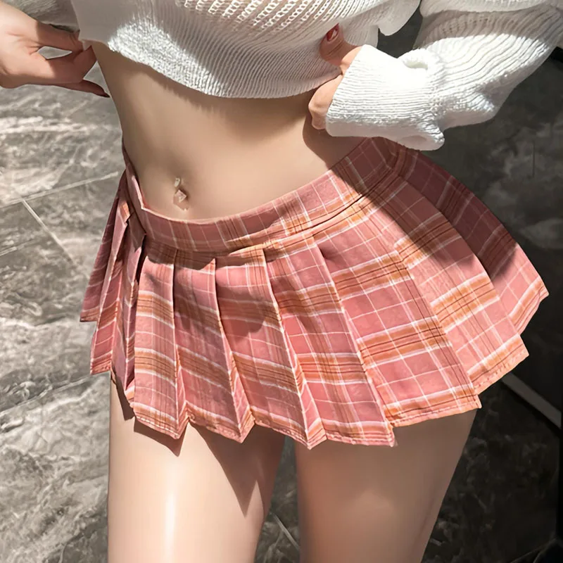 Sexy Mini Skirt Women New Summer Black Fashion Elasticity Pleated Skirt Y2K Harajuku Girls Dance Versatile Sexy Female Skirt