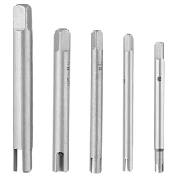 5Pcs-M10 Screw-Tap Extractor Steel Broken Head-Taps Remover Stripped Screw Tap Extractor Screw Remover Tools Drill Bit Set