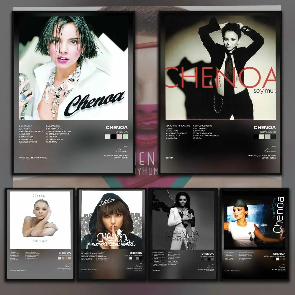 Singer C-Chenoa Poster Home Wall Decor Artwork Prints for Living Room Bedroom Apartment Decoration