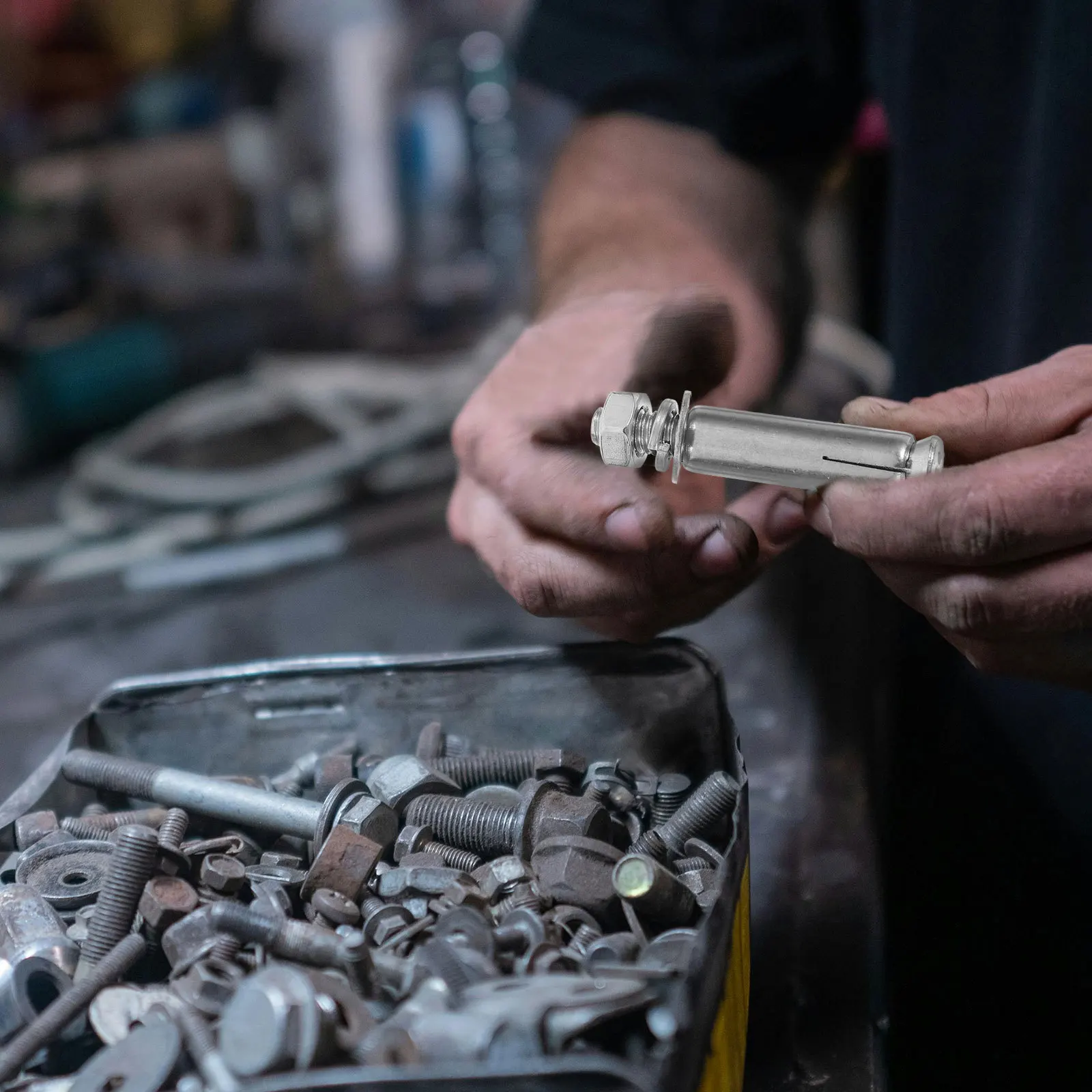 

8Pcs Stainless Steel Expansion Bolts Heavy Duty Expansion Screws for Concrete Wall Fastening Extended Length Secure Hold