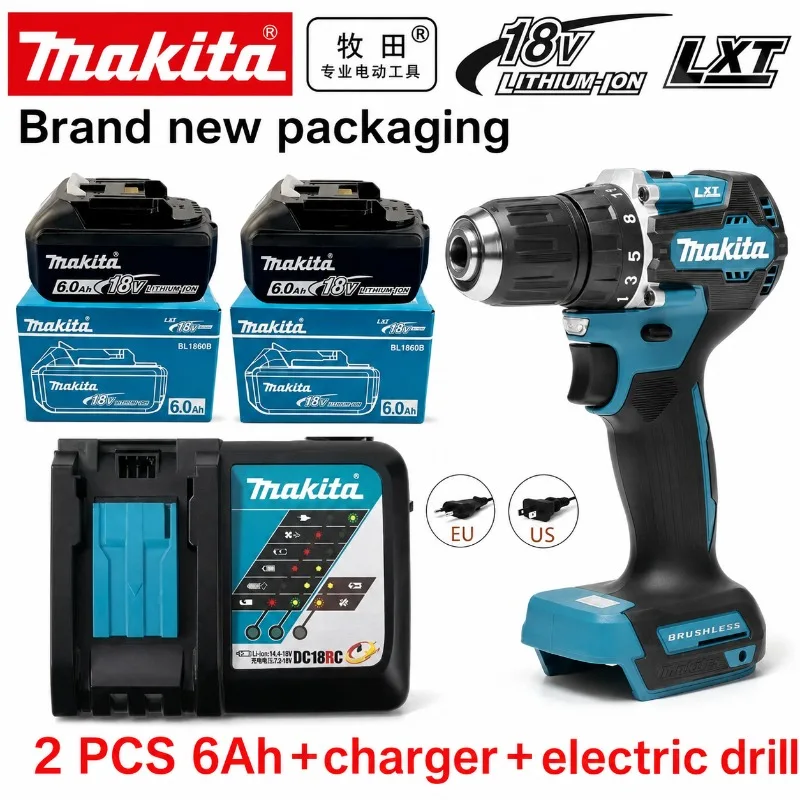 Makita 18V Battery 6Ah Replacement for BL1860B BL1850B BL1840 BL1830 BL1815 Power Tool Battery