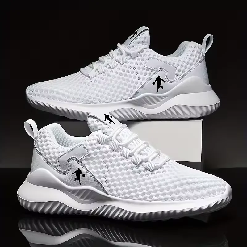 Men Sneakers Breathable Running Shoes for Men New Lightweight Mesh Summer Lace-Up Outdoor Walking Shoe Zapatillas De Deporte
