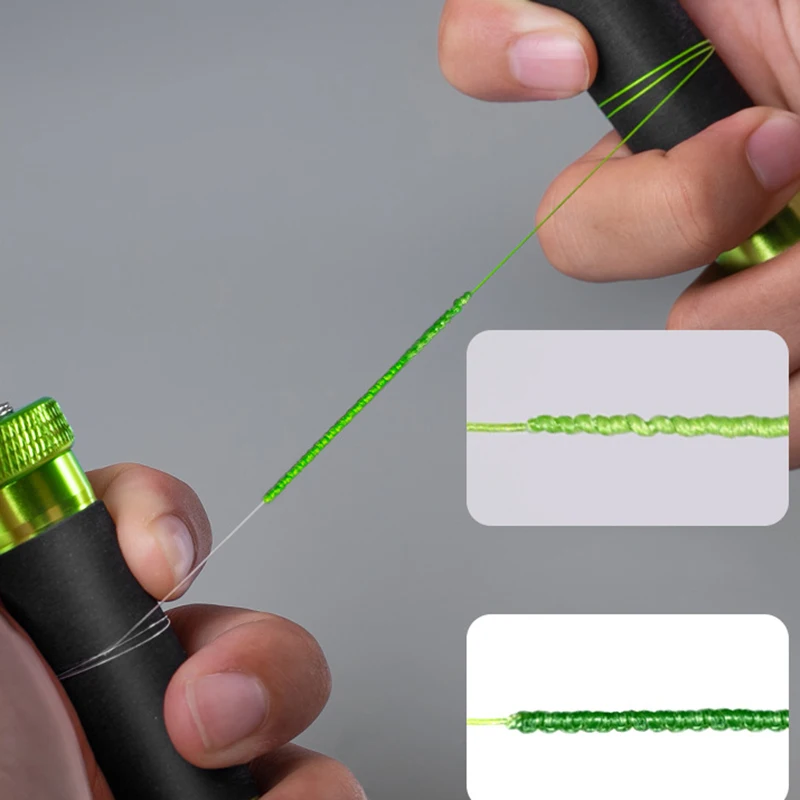

Anti-slip Fishing Line Reel Line Pull Rod Aluminum Alloy Snag Line Pulling Hook Tying Knotting Hand Line Protection Fishing Tool