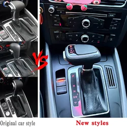 Gear Shift Knob For Audi A4 B8 B7 A6 C6 C7 A7 S7 S6 Q7 Q5 A5 S5 Led Shifter Lever Stick Gearbox Handle Gear Rod Car Accessories