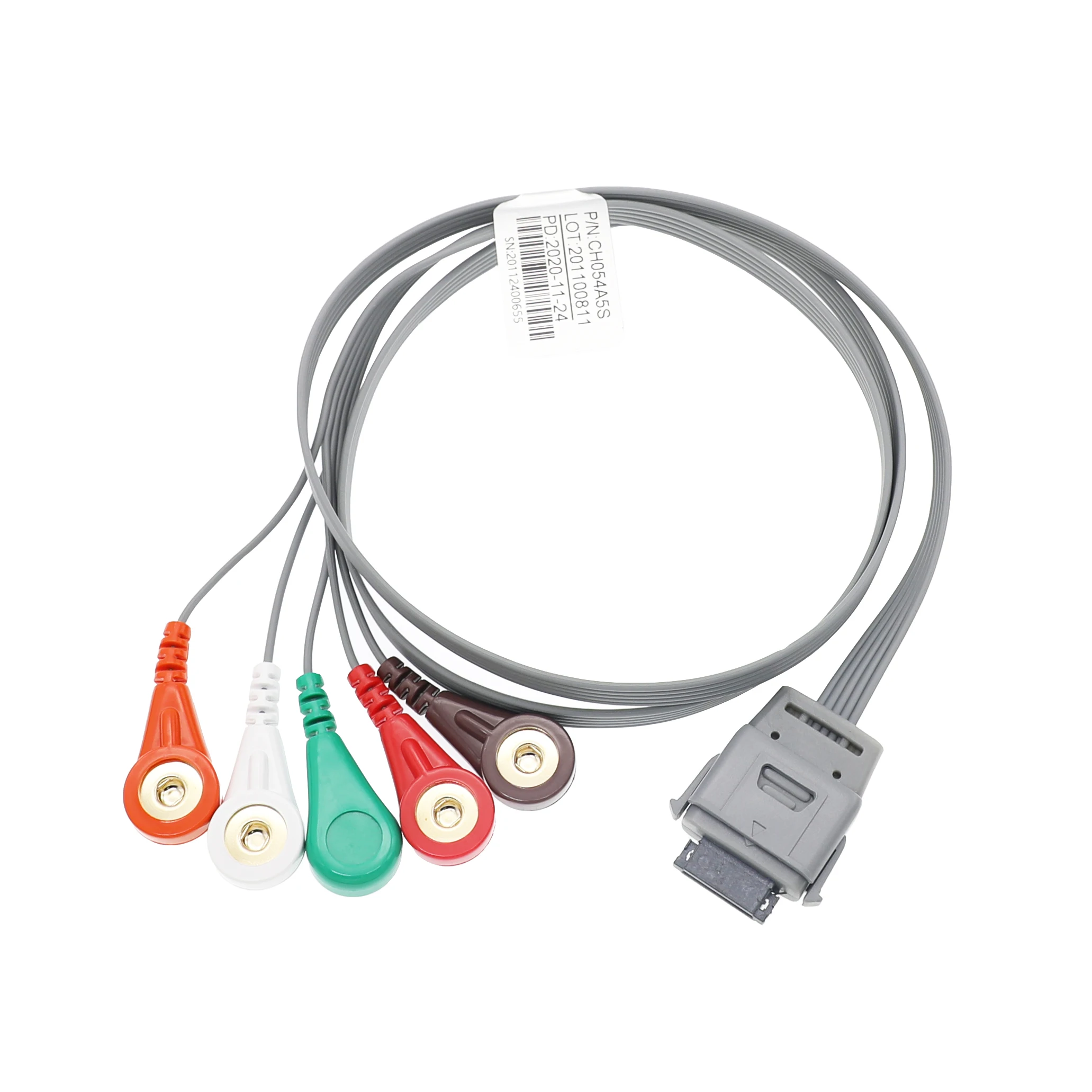 

Compatible BI holter recorder ECG cable with 5 lead Snap, 26pin , manufacturer