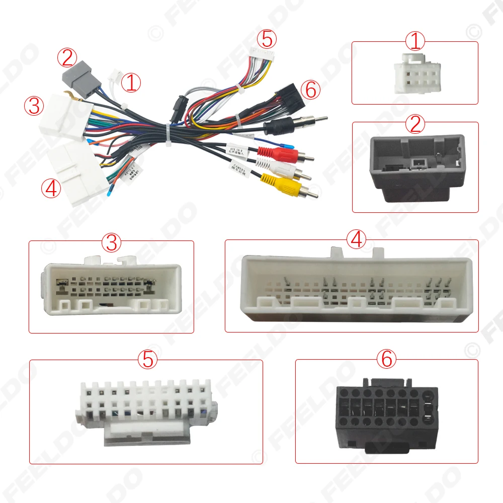 Car 16PIN Stereo Power Wiring Harness Cable For Nissan Altima/Teana(19-20)/Sylphy(2020)