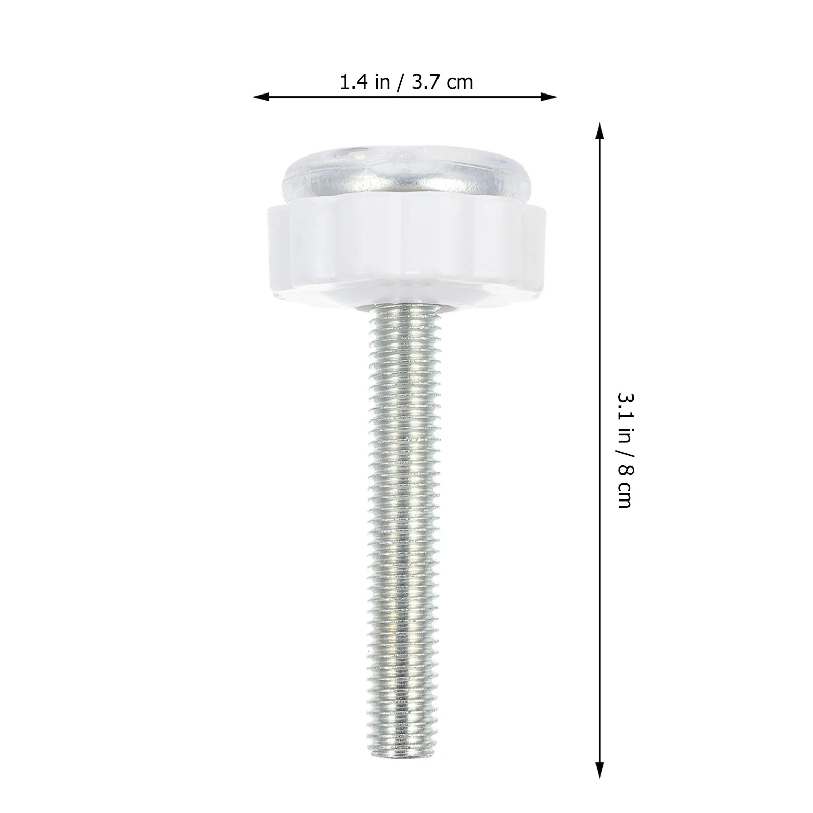 4pcs Baby Gate Threaded Spindle Rods Replacement Parts For Wall Stairs Mounting No Tools Needed Safety Gate Adapter Screw Bolts