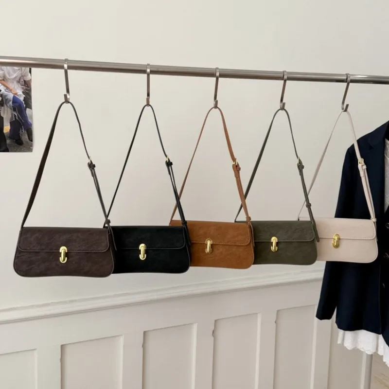 

Элегантная кожаная классическая дизайнерская женская сумка-кроссбоди из Парижа, стильная повседневная вместительная сумка для подгузников, модная однотонная