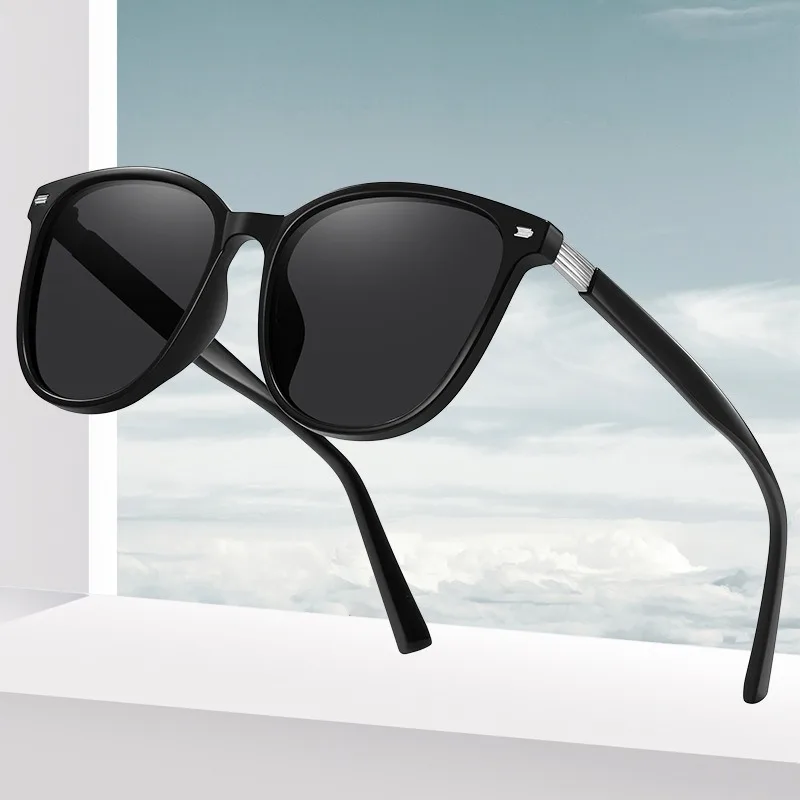 

Luxury Cat Eye Polarized Sunglasses Women 2026 Fashion Colorful Mirror TAC Lens UV400 Driving Sun Glasses Elegant Shades 1025