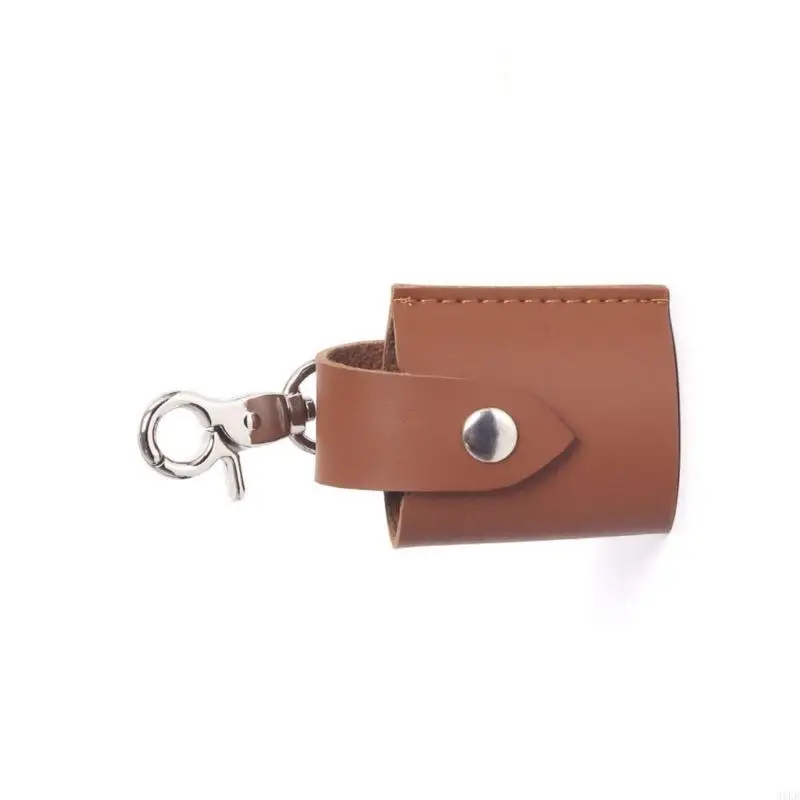 31KB Portable 135 Film Roll Storage Sleeve PU Leather Keychain Pendant Gift