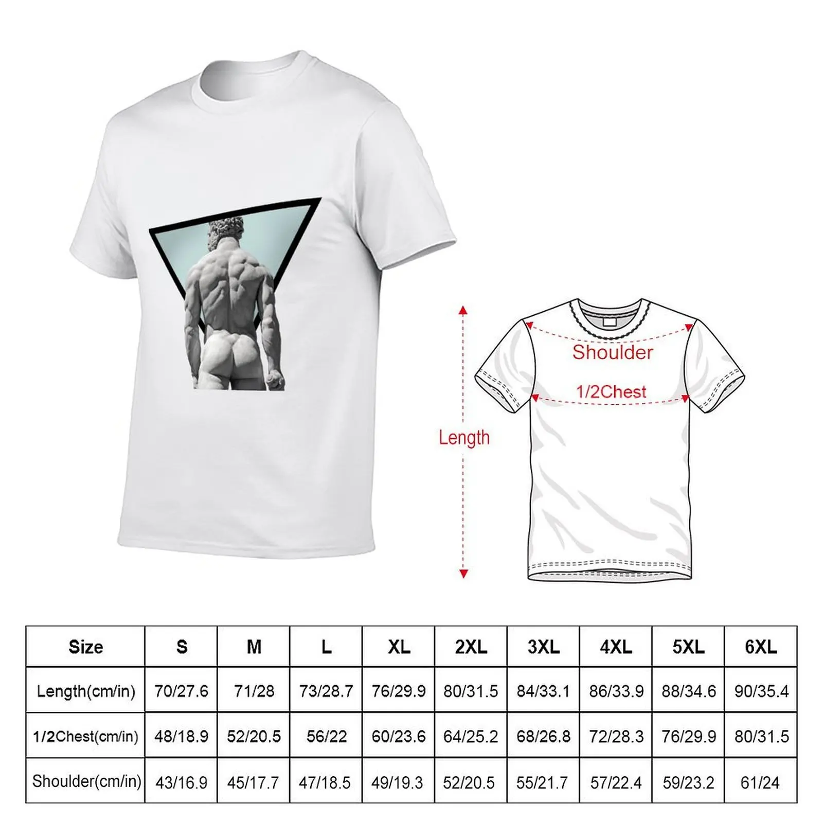 Hercules - Statue Pop Art T-Shirt affliction shirts summer clothes men t shirt