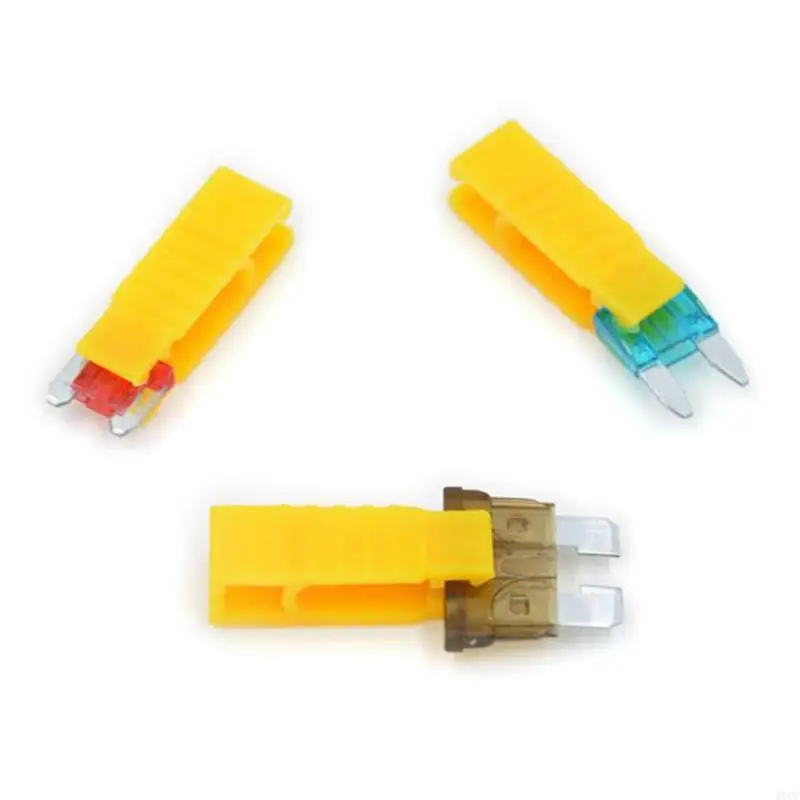 10Pcs/lot Micro Car Fuse Puller Clip Yellow Plastic Plier Tweezers Installation Tool Car Automobile Fuse Clip Extractor Tools