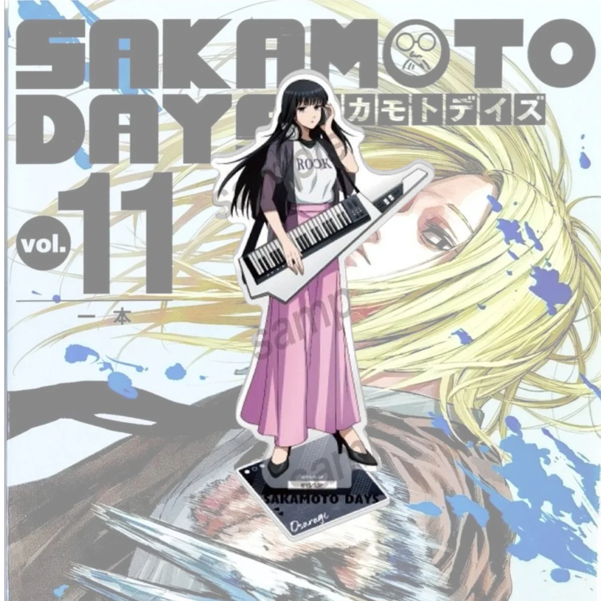 Sakamoto Days Anime Character Rion Akao Shishibana Acrylic Stand Desktop Decor Natsuki Shiozu Collectible Gift Key chains