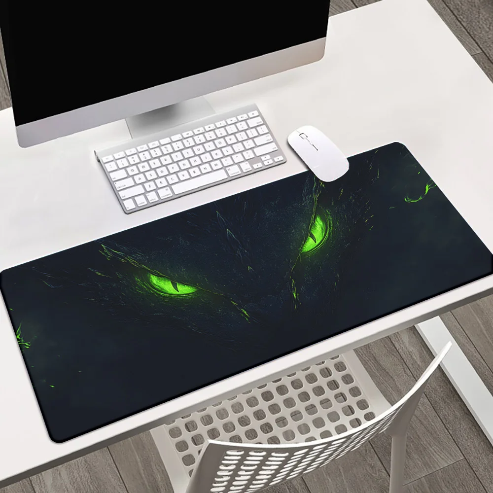 

Dragon Eyes HD Printed Desk Mat, Large Multi-Functional Mouse Pad, Non-Slip Gaming Keyboard Mat for PC Laptop Gamers