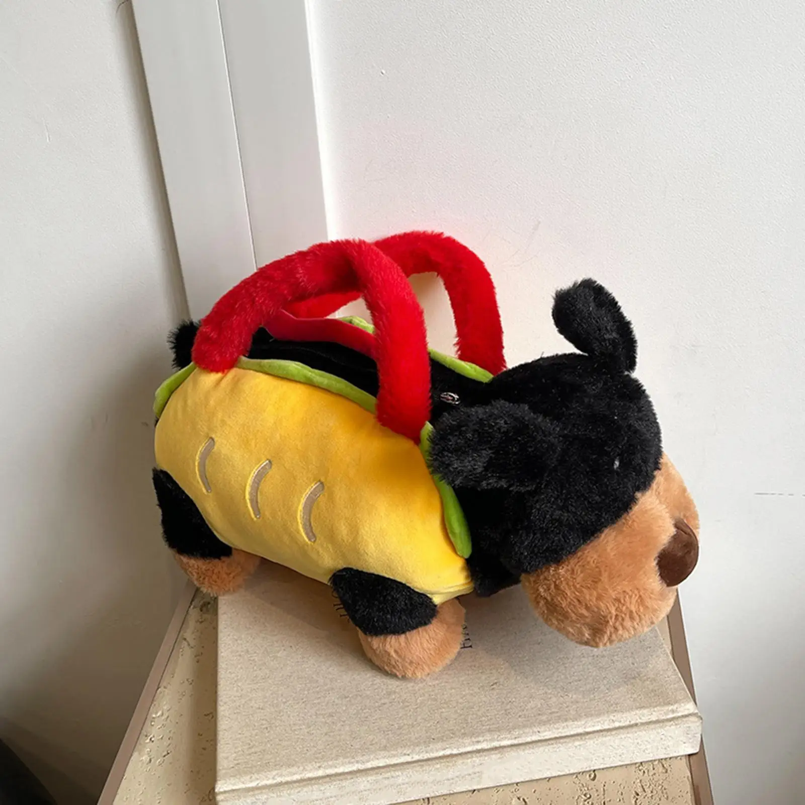 Plush Dog Toy Cartoon Anime Bag Portable Plush Handbag for Women Gifts Girls - view 3