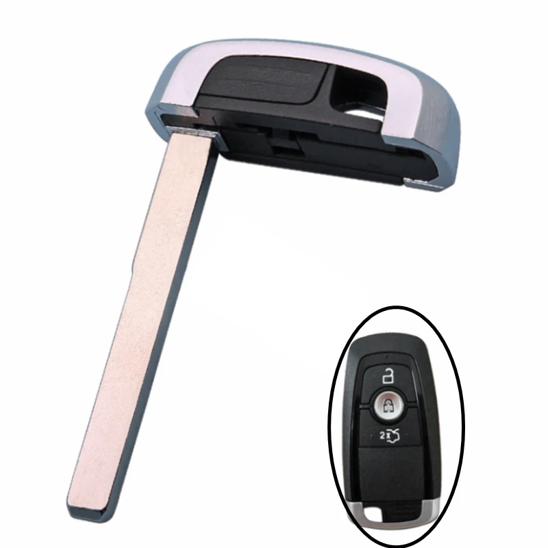 

OEM 10 шт. пустой необрезанный сменный аварийный умный дистанционный ключ лезвие для Ford Fusion Explorer Escape Edge F-150 Mustang