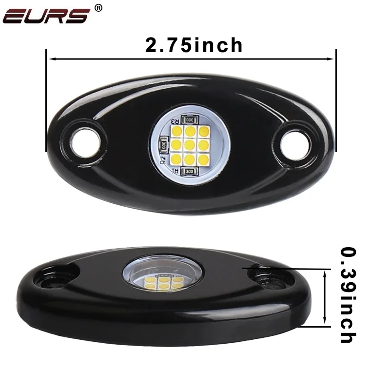 Car LED Chassis Light Underbody LED Atmosphere Light Decorative Lamp Exterior Decoration Rock Light For Jeep Suv Offroad 12V