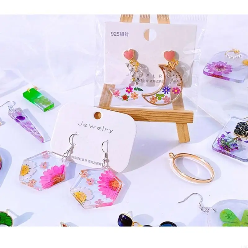 R3MC Geometric Irregular Earrings Pendant Resin Mold Eardrops Silicone Moulds DIY Silicone Resin Ornament Beginner Tools
