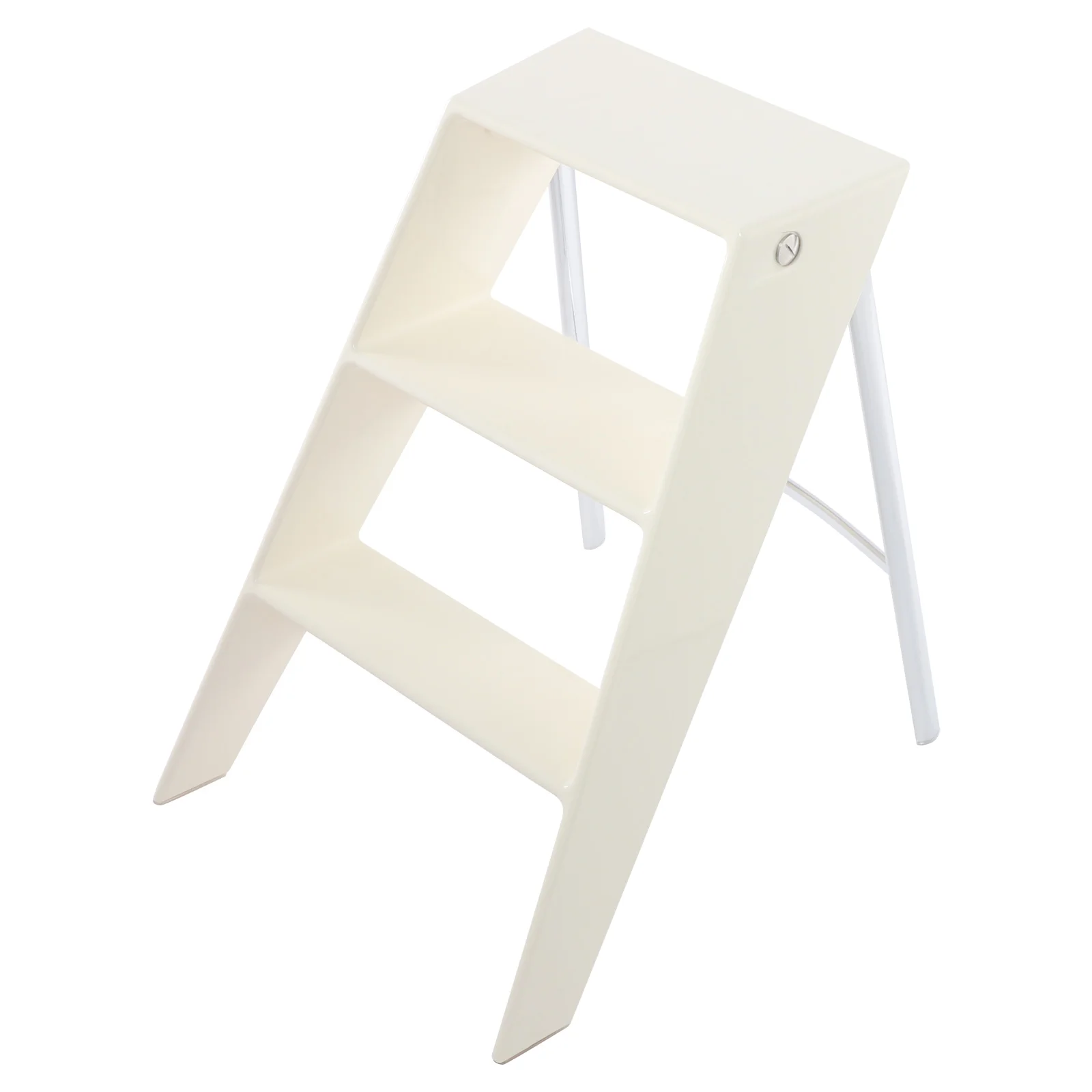 مقعد قابل للطي على شكل حرف A، مقعد قابل للطي بثلاث خطوات، ديكور منزلي لأواني الزهور، والأجهزة الإنذار، والكتب، والمجلات #3