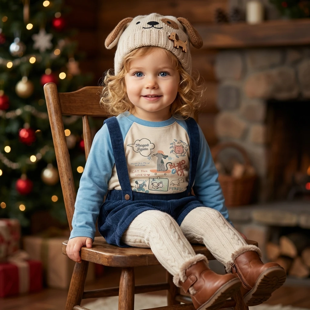 seasonsea-kids-christmas-raglan-long-sleeve-t-shirt-boys-girls-cute-cartoon-dog-print-pullover-tops-toddler-autumn-clothing