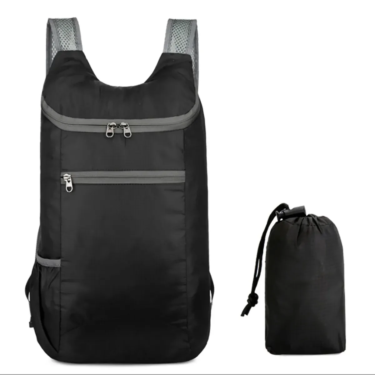 Borsa da viaggio per weekend da 1 pezzo, zaino leggero pieghevole impermeabile resistente allo strappo, zaino da viaggio d'affari di grande capacità, sportivo