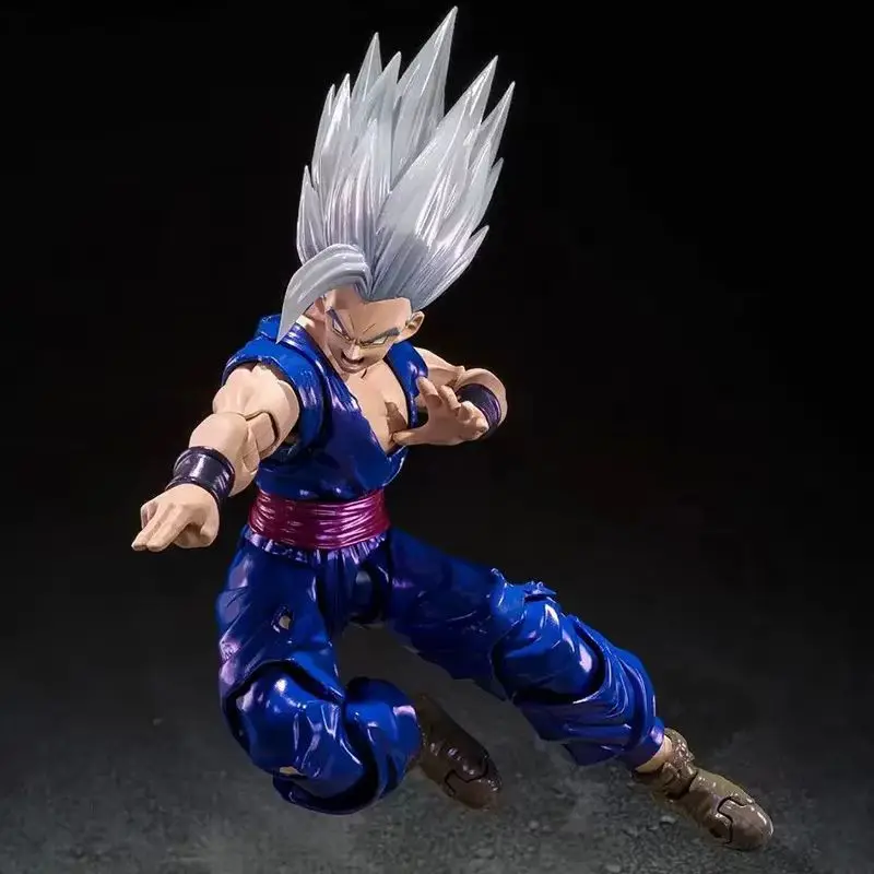 Dragon Ball periférico doméstico Shf bestia limitada Gohan articulaciones figuras móviles juguetes geniales modelos de batalla adornos de escritorio regalos