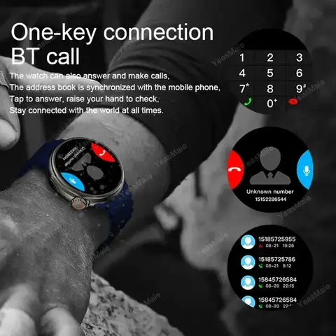 Xiaomi Watch Ultra 9 स्मार्ट वॉच GPS ब्लूटूथ कॉल हेल्थ मॉनिटर स्मार्टवॉच वायरलेस चार्जिंग स्पोर्ट ब्रेसलेट Android IOS के लिए 10 best sales अल्ट्रा 9 - №1