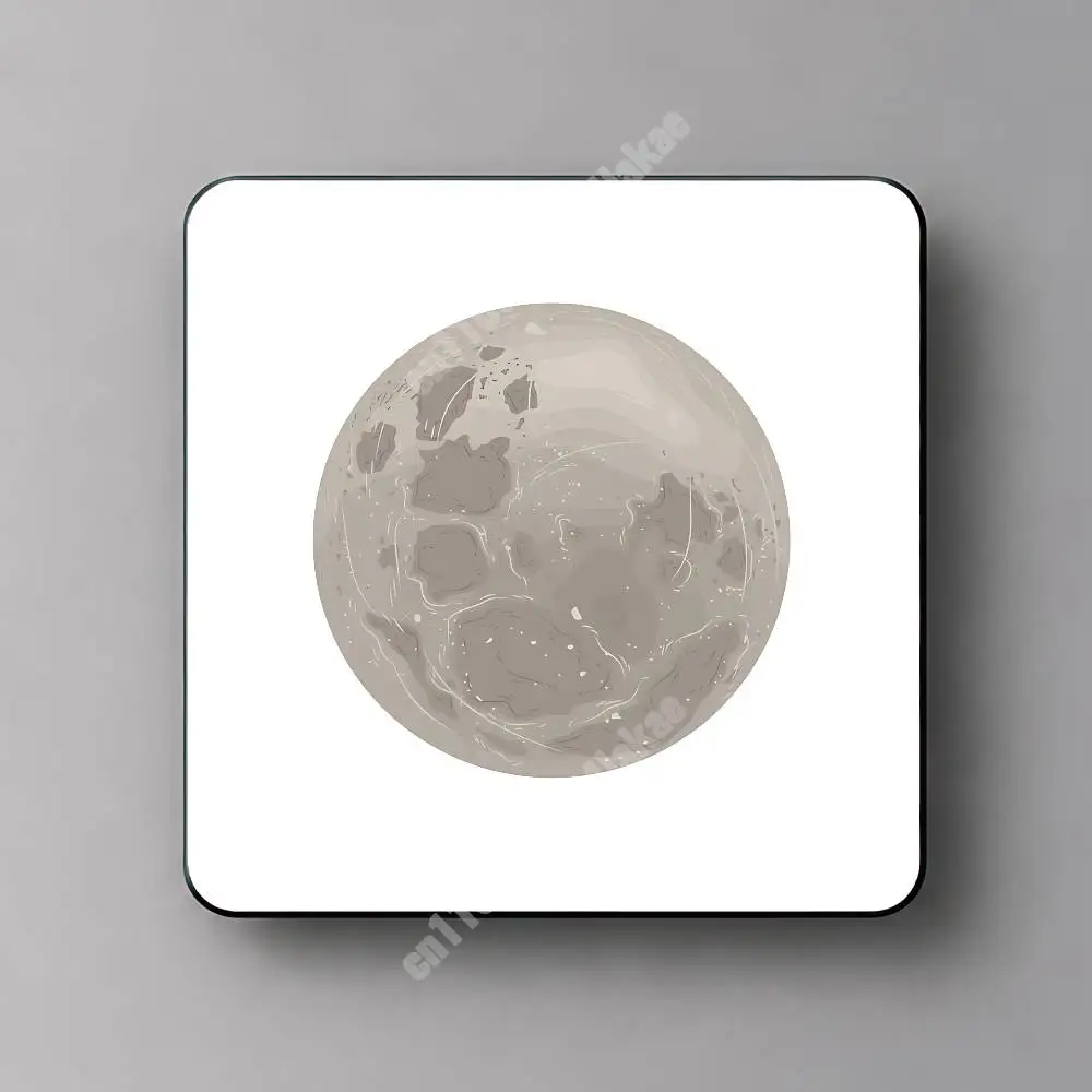 Planet Earth Mars Jupiter Science Education Magnetic Sticker Reflective Fridge Decal for Metal
