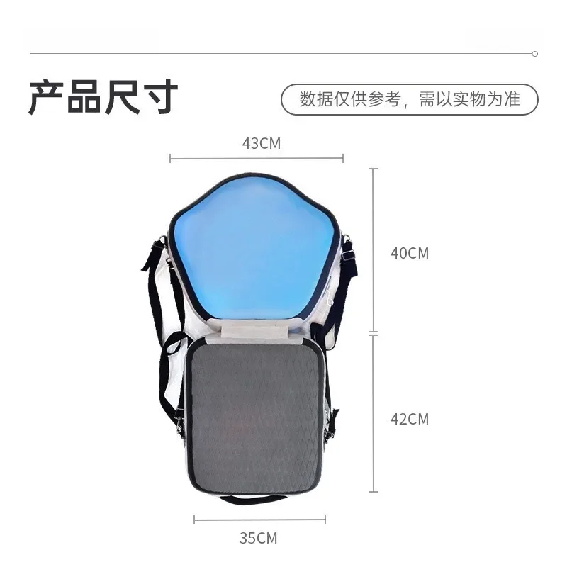 Surfboard paddle board seat cushion, rubber boat inflatable boat inflatable seat wear-resistant backrest