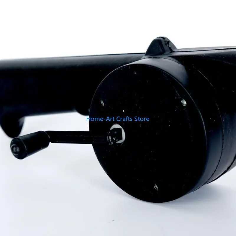 Y3NA Manual Air Blower Hand Crank BBQ Fan Portable  Barbecue Air Blower with Handle