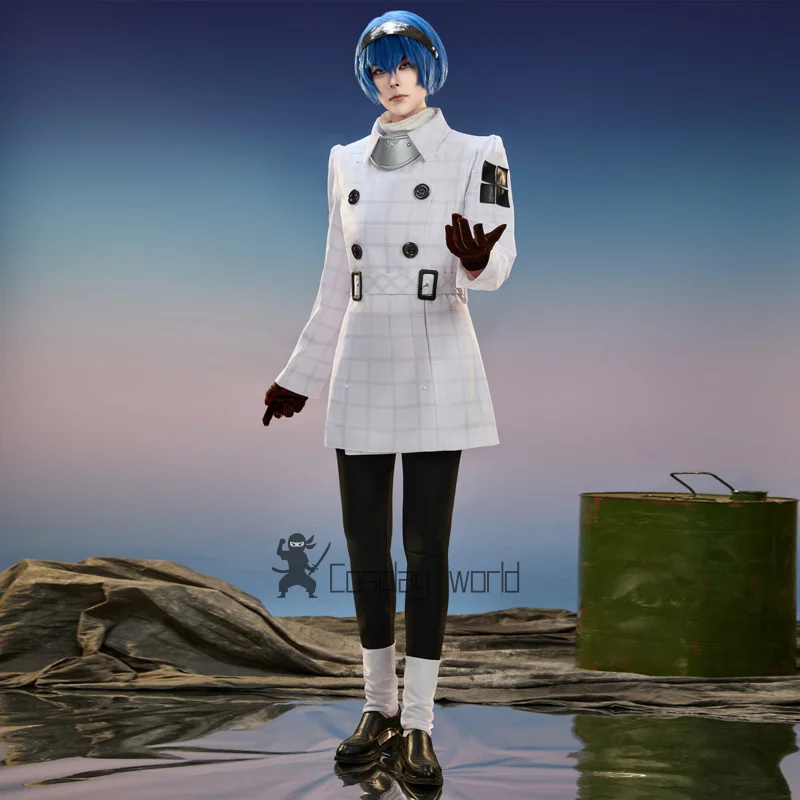 

Anime Metaphor: ReFantazio Will Cosplay Costume Hero Travelling Boy Captain White Jacket Set Halloween Fashion Men New Uniform