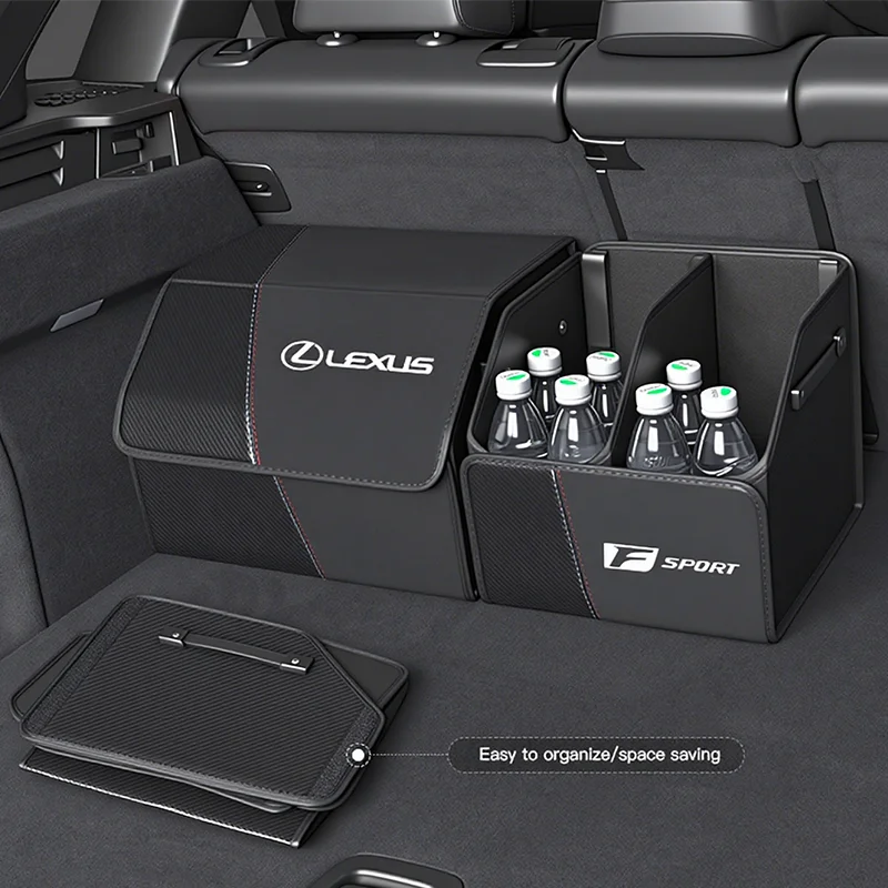 Lexus – boîte de rangement de coffre de voiture pliante, sac de rangement, outils de rangement pour Lexus F SPORT ES RX NX LS UX LM LX GX LC RZ IS CT GS RC HS