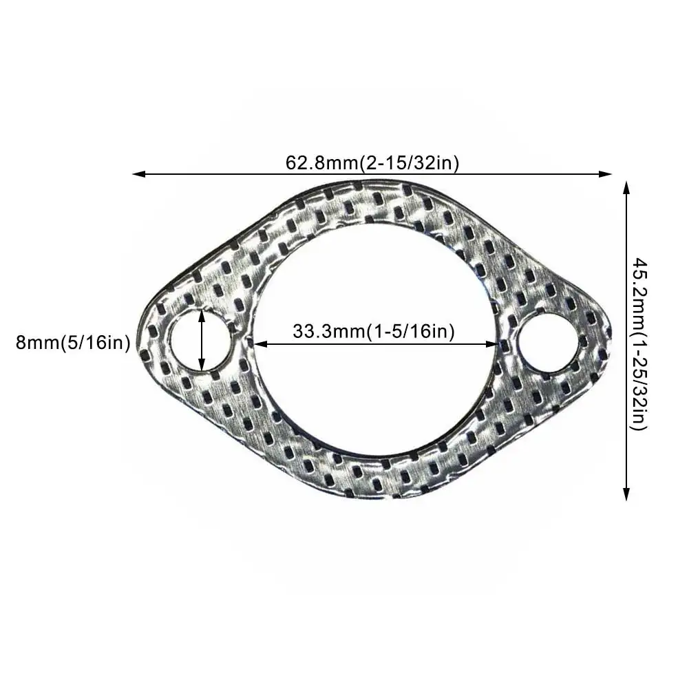 Exhaust Gasket for 8HP 10HP 12HP 15HP 18HP 20HP Single Cylinder Horizontal Vertical Crankshaft Engines 692236 272293 270971