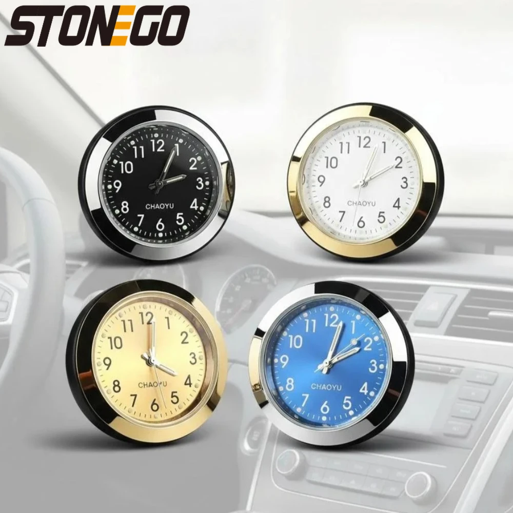 

Car Analog Quartz Clock Stylish Decorative Watch Vehicle Air Outlet Interior Decor Accessories