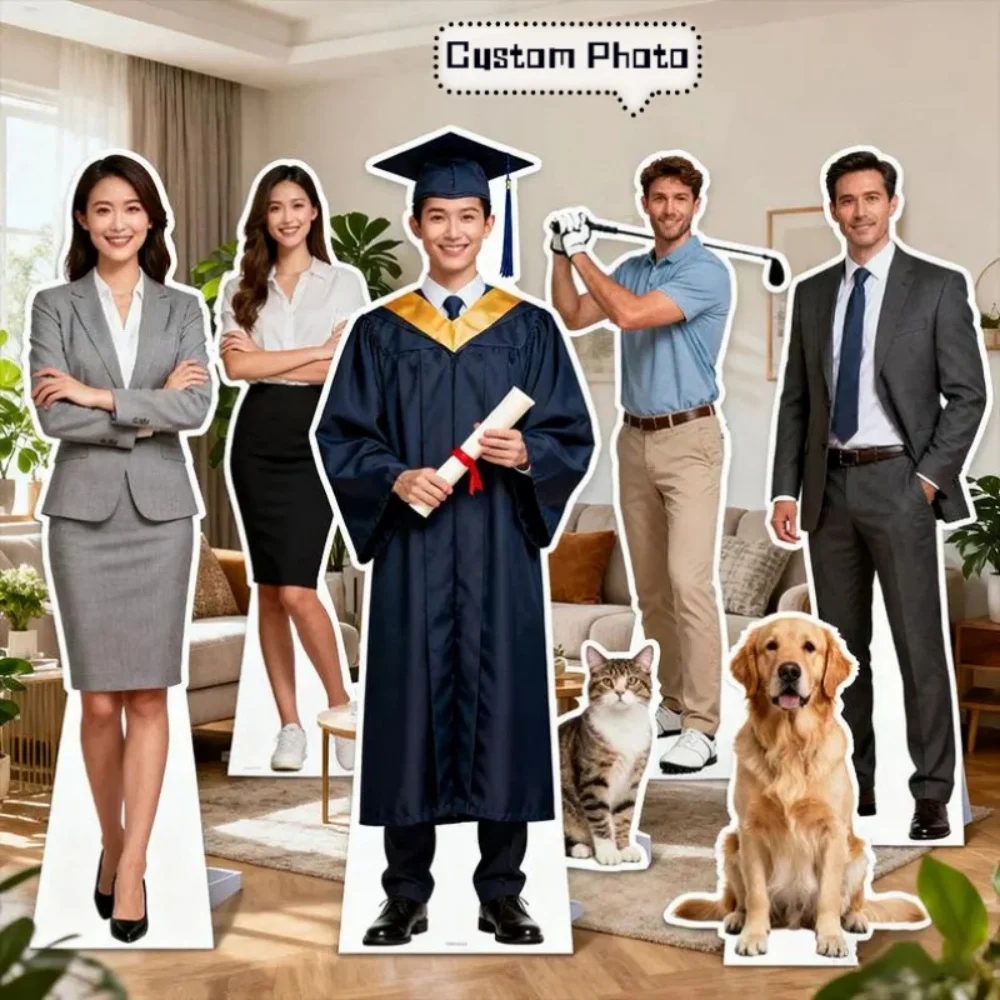 1pc Custom Life-Size Standee Prop – Custom Photo, Multifunctional Standee Prop, Suitable for Parties, Advertisements,Fan Support
