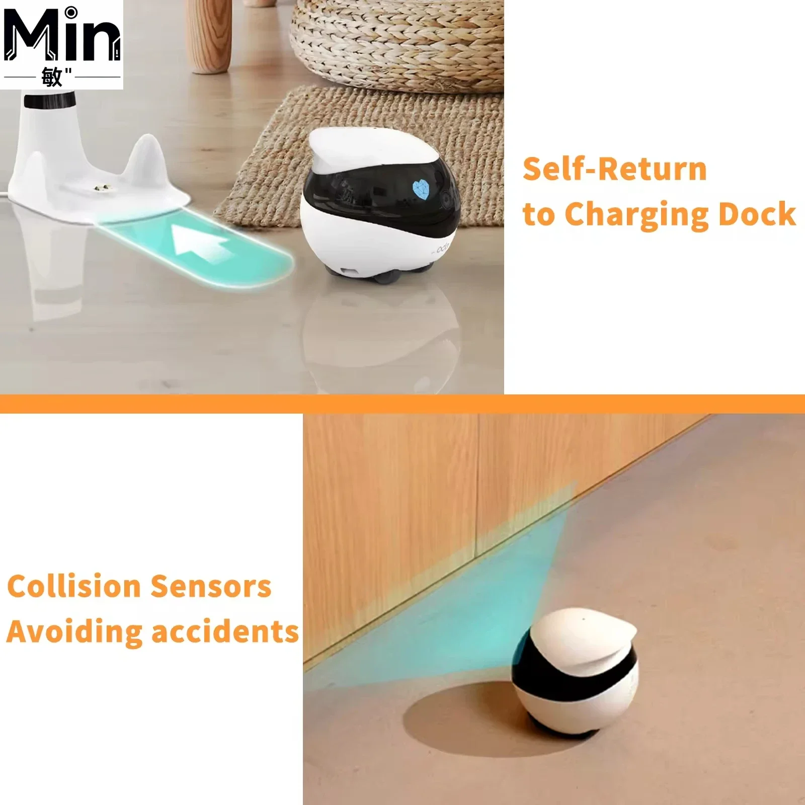 Smart App Wireless Control Cat Companion Robot Interactive Toy HD  Automatic Pet Toy