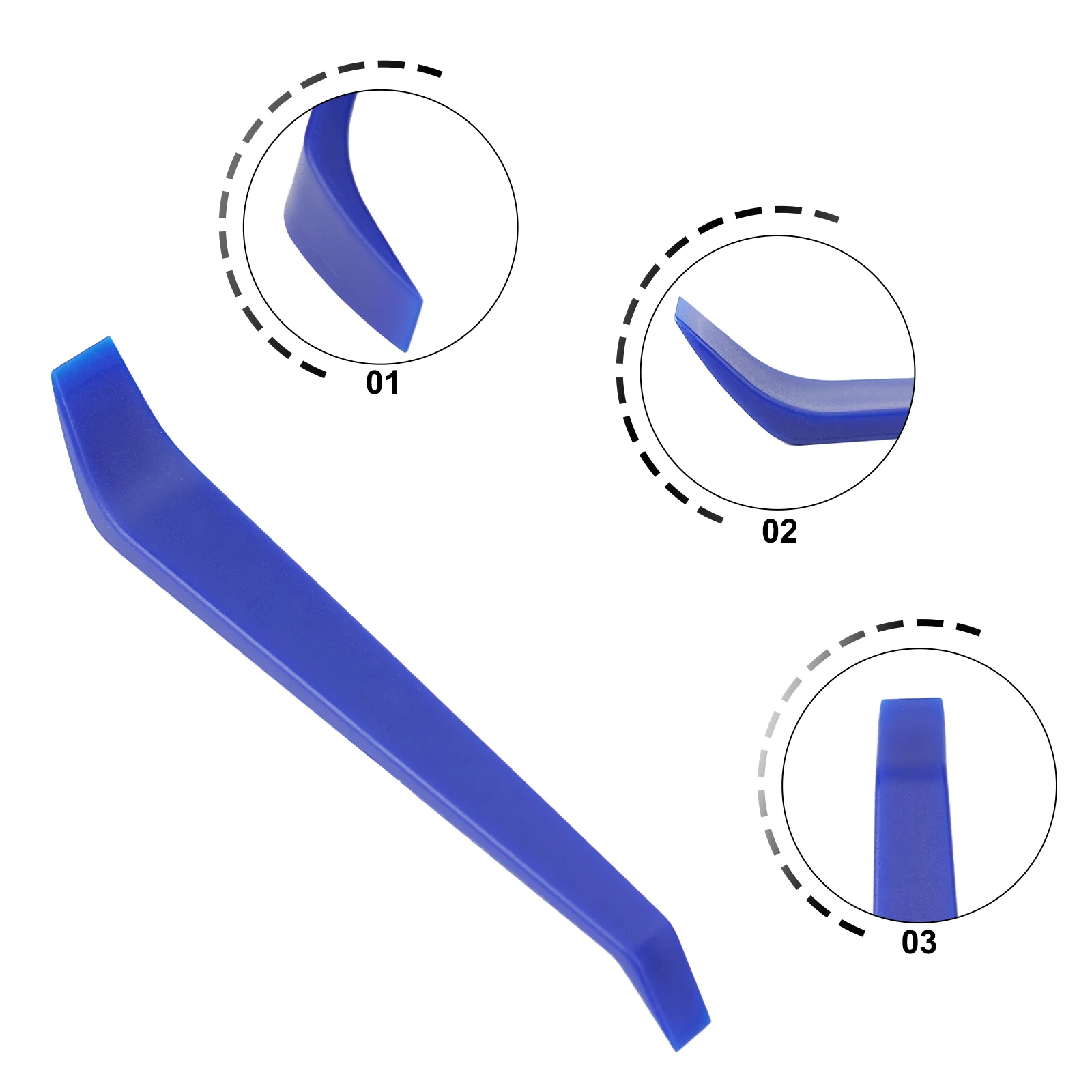 Plastic Car Door Trim Panel Installer Tool Car Door Clip Panel Crowbar Removal DVD Stereo Refit Panel Dashboard Disassembly Tool